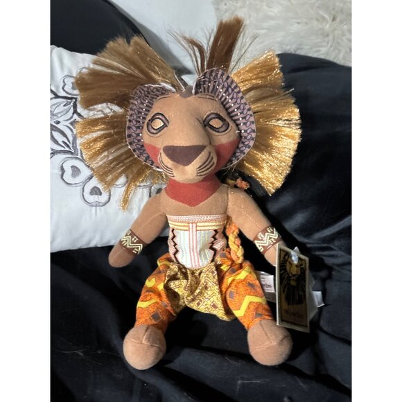 The Lion King Broadway Musical Simba Plush Toy 9" Tall Disney Collectible - Picture 2 of 12